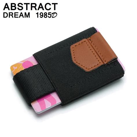 2019 men wallet Elastic band business travel Mini wallet credit card ...