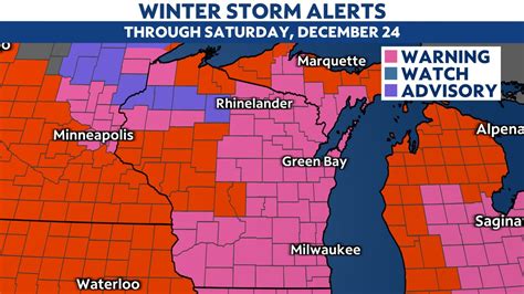 Blizzard Warnings go into effect for part of the state