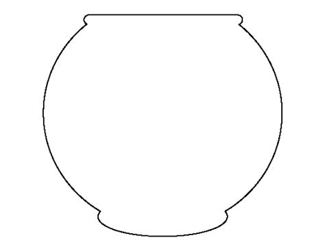 Printable Fish Bowl Template