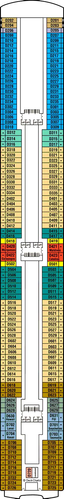 Coral Princess Deck Plans, Ship Layout & Staterooms - Cruise Critic