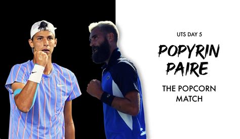 Day 5 Preview: Alexei Popyrin “The Sniper” vs Benoît Paire “The Rebel”