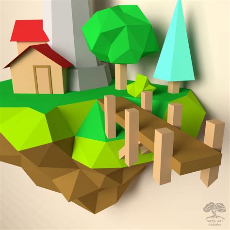 3d Paper, Paper Crafts, Origami Lights, Clever Kids, Floating Island, Origami Models, Light ...