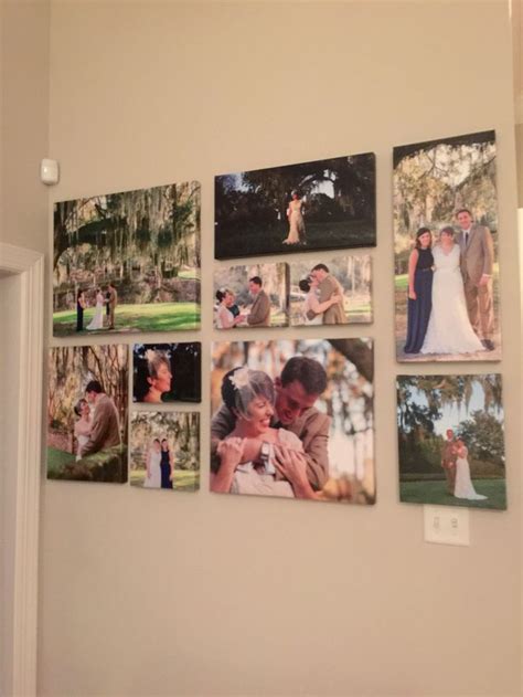 Wedding canvas collage complete! | Diy canvas wall art, Family wall art ...