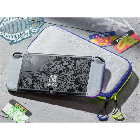 Nintendo Switch Carrying Case (Splatoon 3 Edition) & Screen Protector ...