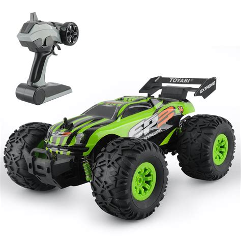 1/18 Electric RC Monster Truck Racing Car 2.4G Remote Control Offroad ...