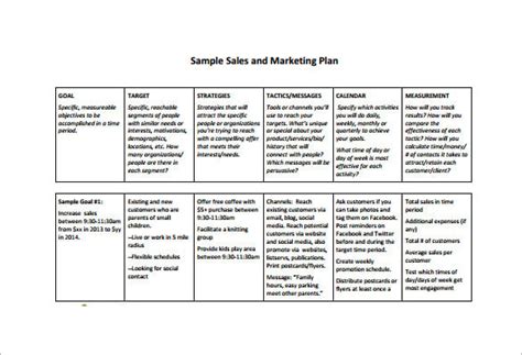 Sales Plan Templates | 13+ Free Word, Excel & PDF Formats, Samples, Examples, Designs