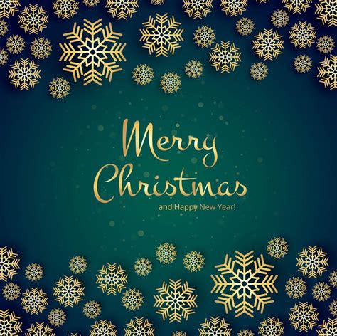 Beautiful merry christmas snowflake card background 266831 Vector Art ...