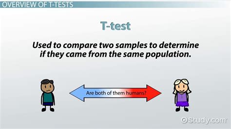 What Is a T-Test? - Procedure, Interpretation & Examples - Video & Lesson Transcript | Study.com