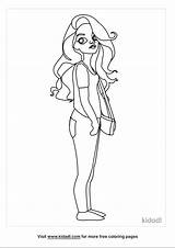 Free Girly Coloring Page  Printables Kidadl sketch template