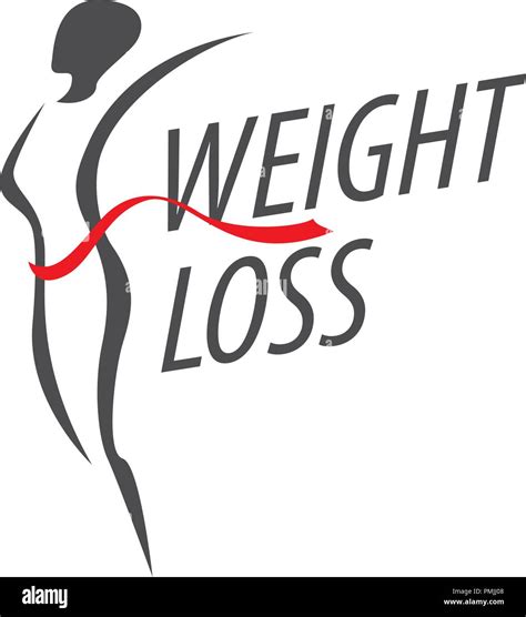 weight loss logo Stock Vector Image & Art - Alamy