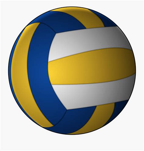 Volleyball Beach Clip Art Sports Clipart De Voleibol - Volleyball With A White Background , Free ...