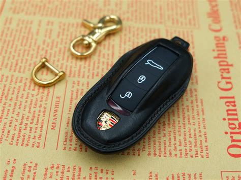 Porsche Key Fob Cover Porsche Key Case Leather Key Case | Etsy