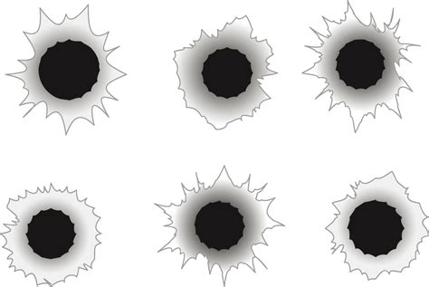 Bullet Holes PNG Transparent Picture | PNG Mart