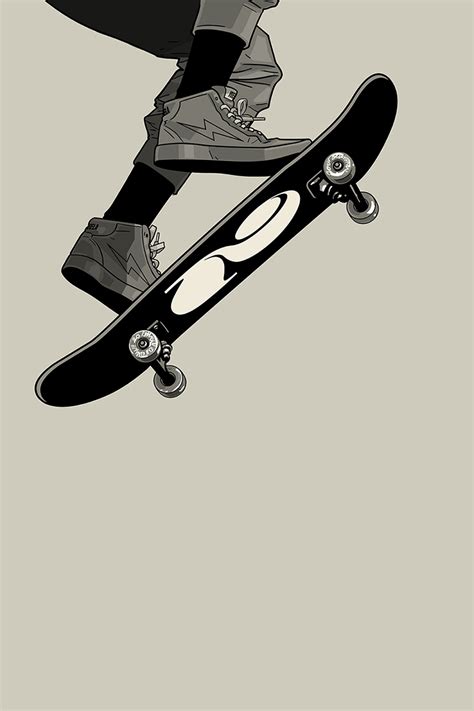 Anime Skateboard Drawing