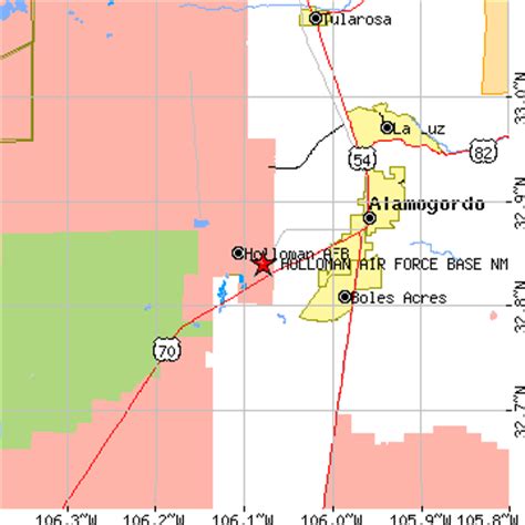 Holloman Air Force Base, New Mexico (NM) ~ population data, races ...