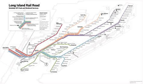 Long Island Rail Road - LIRR [Diagram] - by Anthony Denaro (2013) : r ...