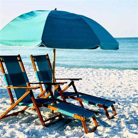 Beach Chair Set & Umbrella - Baby Beach Rentals