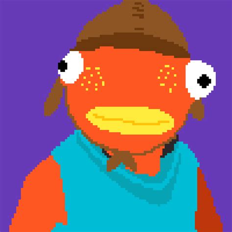 Pixilart - fortnite fishstick by salamanderdude