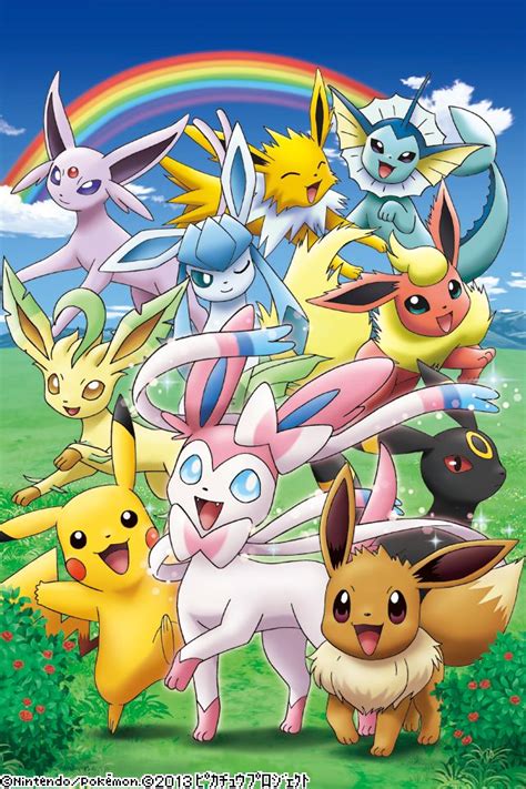 Pikachu, Pokemon and Eevee evolutions on Pinterest