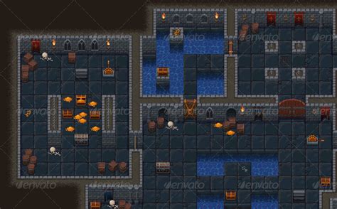 A Dungeon Tileset - Monson Productions