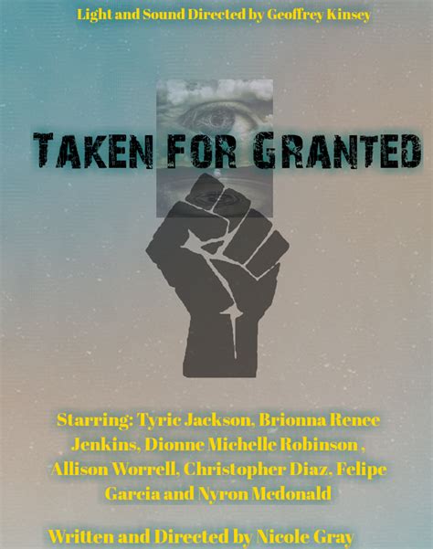 TAKEN FOR GRANTED - New York Theater Festival