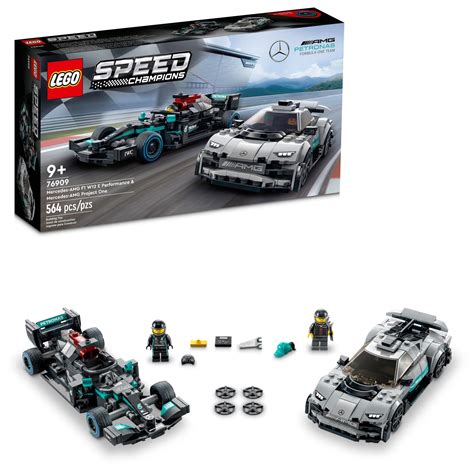 Buy LEGOSpeed Champions Mercedes-AMG F1 W12 E, Performance & Project One Toy Car Set, Mercedes ...