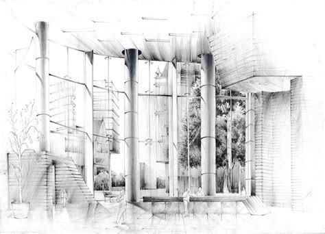 Architecture - pencil drawings :: Behance