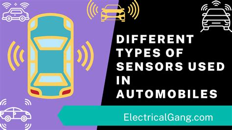 Different Types of Sensors used in Automobiles | ElectricalGang