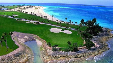 Ocean views and the Ocean Club golf course on Paradise Island, Bahamas | Golf courses, Golf ...