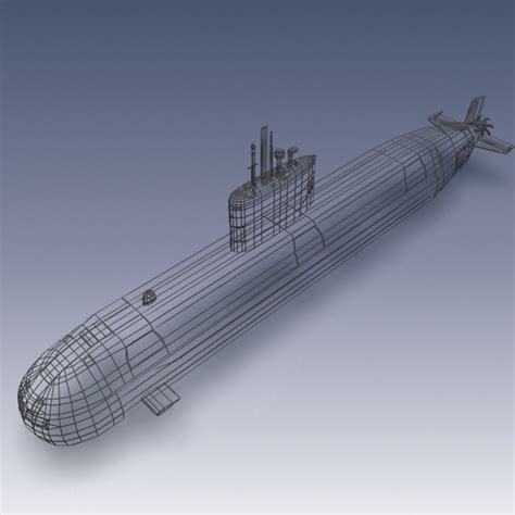 Victoria Class Submarine 3d Model