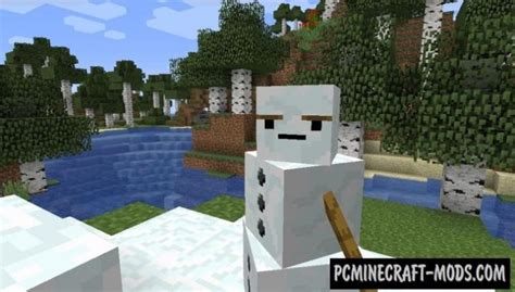 Random Snow Golem Faces Resource Pack For Minecraft 1.13.2 | PC Java Mods