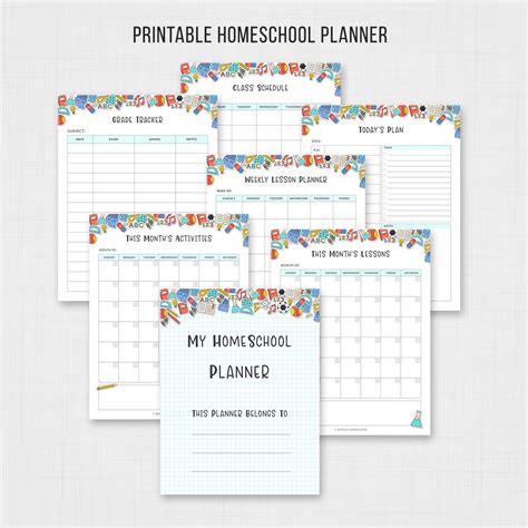 Homeschool Planner Printable Binder for Moms and Educators