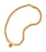 GOLD, RUBY AND DIAMOND NECKLACE, BULGARI | Jewels Online | 2020 | Sotheby's