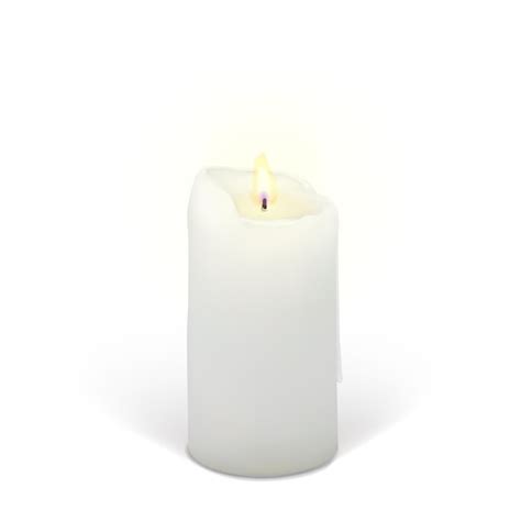 Premium Vector | Realistic burning candle on a white background