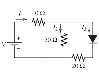 Diode Parallel Circuit Analysis