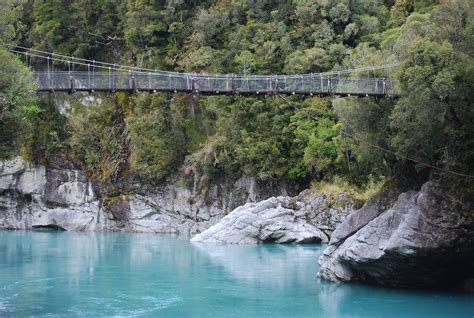 Hokitika Gorge Swing Bridge | Please note the distance to th… | Flickr