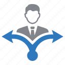 Business, choice, decision making, direction, strategy icon - Download on Iconfinder