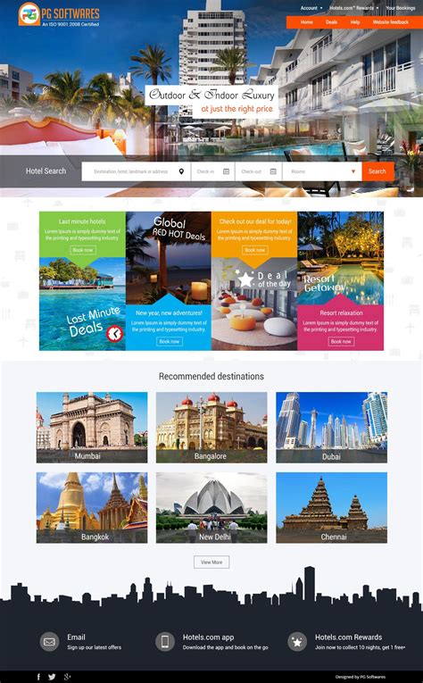 Hotel Booking Website Templates - BEST HOME DESIGN IDEAS