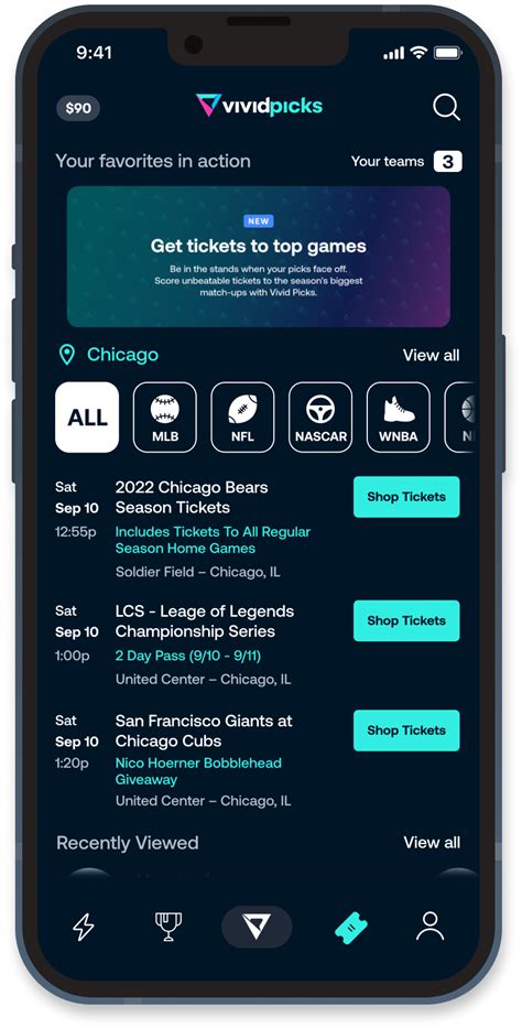 Vivid Seats Launches Vivid Picks App, an All-New Live Event