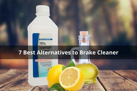 7 Best Alternatives To Brake Cleaner