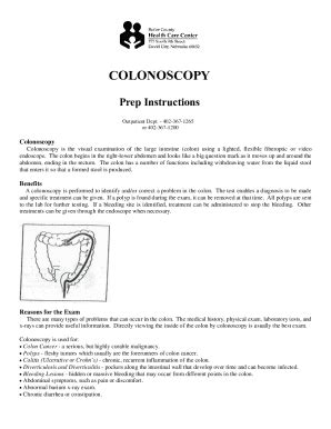 Fillable Online Preparation Instructions for Your Colonoscopy - MC6733Colonoscopy Bowel Prep ...