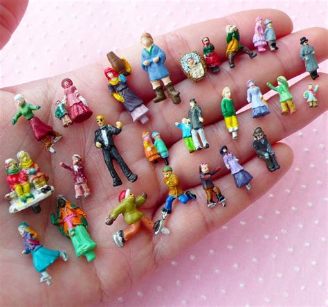 Miniature Figures / Diorama Little People (10pcs by RANDOM / Painted) | MiniatureSweet | Kawaii ...