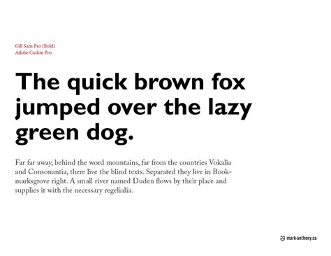 Font Pairing Tutorial (InDesign) :: Behance