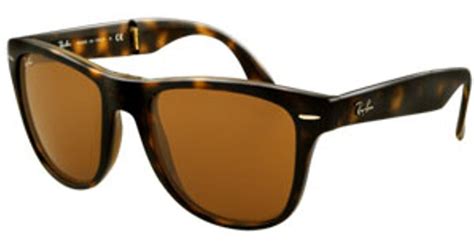 Ray-ban Folding Wayfarer In Tortoise Shell in Brown for Men | Lyst