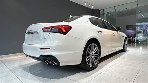 New 2023 #Maserati #Ghibli White Exterior Color | Interior Tan | Sedan ...