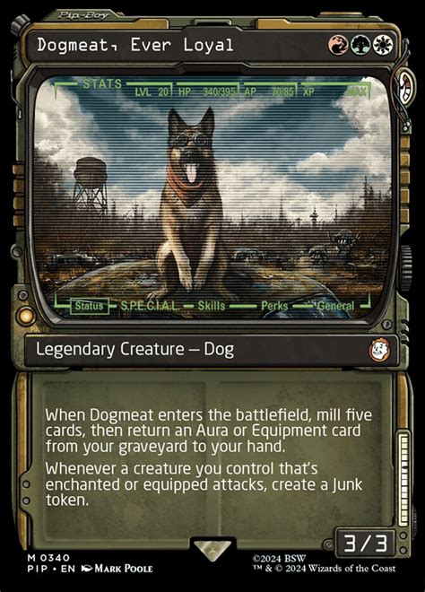 Dogmeat, Ever Loyal · Fallout (PIP) #340 · Scryfall Magic The Gathering ...