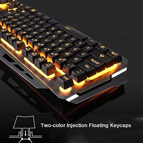 Orange Illuminated,Water Resistant and Durable Design for Business Office Gaming HourenJP ...