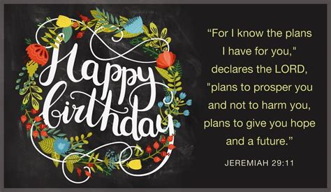 Free Happy Birthday - Jeremiah 29:11 eCard - eMail Free Personalized Birthday Cards Online