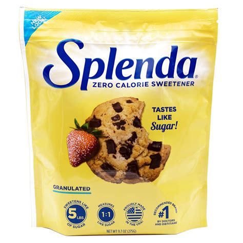 SPLENDA No Calorie Sweetener Granulated Sugar Substitute, 9.7 Ounce Resealable Bag- Buy Online ...