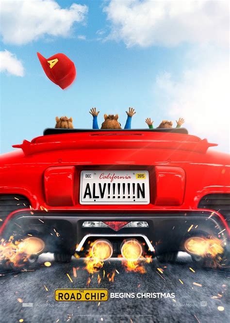 Alvin and the Chipmunks: The Road Chip (2015) Poster #1 - Trailer Addict